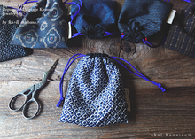 Load image into Gallery viewer, Vintage Kimono Travel Jewelry Bag ⦿kpvk0006
