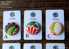 Load image into Gallery viewer, Vintage Kimono Pin Brooches ⦿pbvk0001-6
