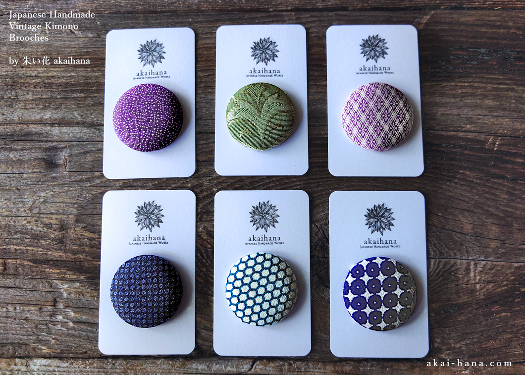 Vintage Kimono Pin Brooches ⦿pbvk1001
