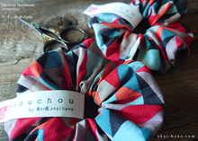 Load image into Gallery viewer, Japanese Handmade Scrunchies, Circus ⦿scaf0009
