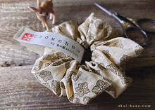 Load image into Gallery viewer, Japanese Handmade Scrunchies, Tiny Flowers ⦿scaf0025
