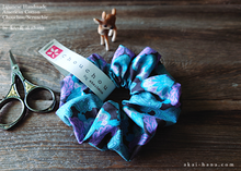 Load image into Gallery viewer, Japanese Handmade Scrunchies, Dreaming, scaf0027
