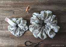 Load image into Gallery viewer, Japanese Handmade Scrunchies, Moroccan Breeze, 2 sizes ⦿scjf0022
