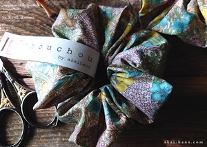Japanese Handmade Scrunchies, Flowers and Berries ⦿scjf0055