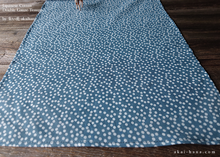 Load image into Gallery viewer, Japanese Cotton Double Gauze Tenugui, Dots, Grayish Blue ⦿tndg0001
