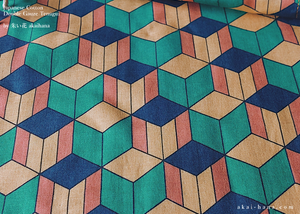 Japanese Cotton Double Gauze Tenugui, Geometry ⦿tndg0004