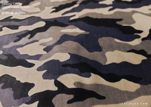 Load image into Gallery viewer, Japanese Cotton Double Gauze Tenugui, Camouflage Gray ⦿tndg0005
