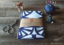 Load image into Gallery viewer, Japanese Hand Dyed Tenugui Handkerchief, Bicycle ⦿tnha0002
