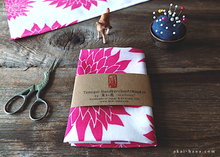 Load image into Gallery viewer, Japanese Handcrafted Tenugui Handkerchief, Dahlia Pink, tnha0004
