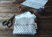 Load image into Gallery viewer, Quadruple Reversible Japanese Handkerchief, Slash, 100% Japanese Cotton Gauze ⦿wghc0020
