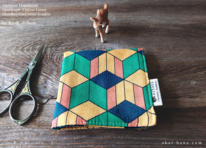 Quadruple Reversible Japanese Handkerchief, Geometry ⦿wghc0022