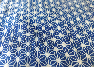 Quadruple Reversible Japanese Handkerchief, Asanoha ⦿wghc002324