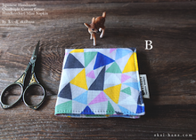 Load image into Gallery viewer, Quadruple Reversible Japanese Handkerchief, KAKERA, 100% Japanese Cotton Gauze ⦿wghc002728
