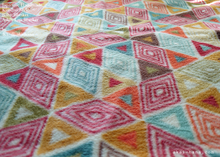 Load image into Gallery viewer, Kimono Baby Blanket/Adult Lap Blanket, Hokusai Wave ⦿blbj0007
