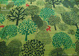 Japanese Handmade Baby Blanket/Adult Lap Blanket, Wonder Forest ⦿blbj0008
