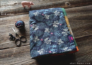 Kimono Baby Blanket/Adult Lap Blanket, Ryu to Kiku (Dragon and Chrysanthemum) ⦿blbj0011