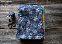 Load image into Gallery viewer, Kimono Baby Blanket/Adult Lap Blanket, Ryu to Kiku (Dragon and Chrysanthemum) ⦿blbj0011
