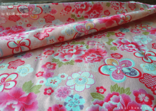 Load image into Gallery viewer, Furoshiki Reusable Fabric Wrap, Bandana, Hikita Hanaguruma Pink ⦿fsjf0002
