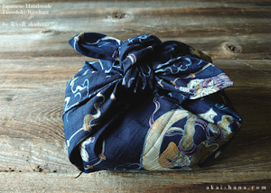 Furoshiki Reusable Fabric Wrap, Bandana, Fūjin Raijin ⦿fsjf0019