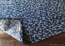 Load image into Gallery viewer, Furoshiki Reusable Fabric Wrap, Bandana, Sakura, Black or Dark Blue ⦿fsjf0030-31
