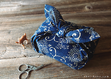 Load image into Gallery viewer, Furoshiki Reusable Fabric Wrap, Bandana, Kikukarakusa ⦿fsjf0035
