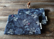 Load image into Gallery viewer, Reversible Japanese Handmade Placemats, Dragons and Chrysanthemums pmjf0002
