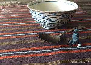 Japanese Kimono Placemats, Mikawa Momen pmmk0010, 100% Cotton