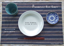 Load image into Gallery viewer, Japanese Kimono Placemats, Mikawa Momen pmmk0012, 100% Cotton
