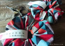 Load image into Gallery viewer, Japanese Handmade Scrunchies, Circus, scaf0009
