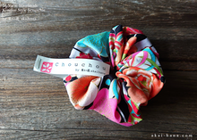 Load image into Gallery viewer, Japanese Handmade Kimono style Scrunchies, Taisho-Roman, scjf0104
