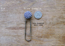Load image into Gallery viewer, Vintage Kimono Bookmarks, Orange Red Geometric, sbvk0001 (Copy)
