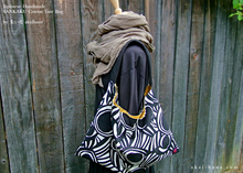 Load image into Gallery viewer, Japanese Handcrafted SANKAKU Tote, Surge Black ⦿tbml0033
