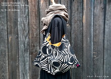 Load image into Gallery viewer, Japanese Handcrafted SANKAKU Tote, Surge Black ⦿tbml0033
