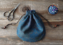 Load image into Gallery viewer, Repurposed Vintage Kimono Temari Kinchaku Purse, tkvk0005
