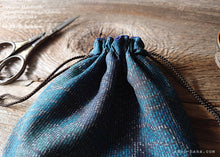 Load image into Gallery viewer, Repurposed Vintage Kimono Temari Kinchaku Purse, tkvk0005

