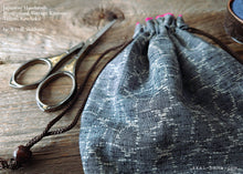 Load image into Gallery viewer, Repurposed Vintage Kimono Temari Kinchaku Purse, tkvk0006
